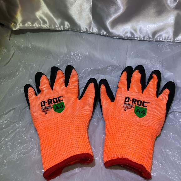 Magid Gpd569 D-rocHi-vis grip coated work gloves - Picture 2 of 4